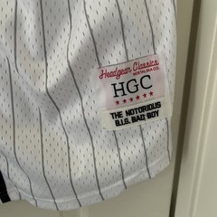 Headgear Classics HGC Bad Boy Records Notorious B.I.G. Baseball Jersey Size L