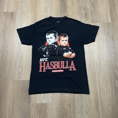 UFC Hasbulla Magomedov Shirt Mens Medium Black Graphic Tee MMA Fight Crewneck