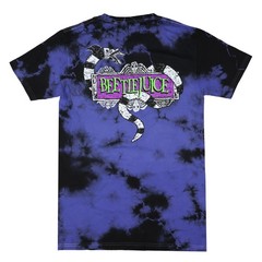 Beetlejuice Shirt Mens Front And Back Print Tie Dye Adult Graphic Tee