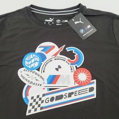 Puma BMW MMS Motorsport Statement Graphic Mens Tee X-LARGE XL Black NEW