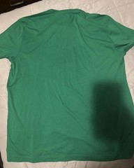 Mens Lacoste Green Pima Cotton Jersey Crew Neck Short Sleeve