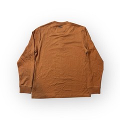 Mountain Khakis Shirt Mens Medium Orange Trapper Henley Longsleeve Heavyweight