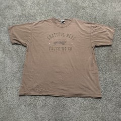 Vintage Liquid Blue Grateful Dead Trucking Co Brown Tee T-Shirt Size XL