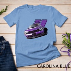 Plum Crazy Modern Muscle car american V8 engine car design Unisex T-shirt