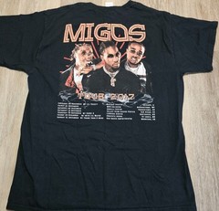 Migos Tour 2017 T Shirt Rap Hip Hop Concert Tee Gildan Tag. Tour Shirt LARGE