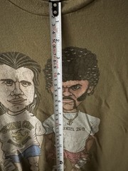 Pulp Fiction Samuel Jackson & John Travolta Green T-Shirt Large Next Level