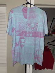 Supreme Phase 2 Malcolm X T-Shirt 2007 Large Teal Blue Box Logo Tee