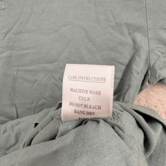 Free Fly T Shirt Mens Size Large Green Short Sleeve Henley Cotton Viscose