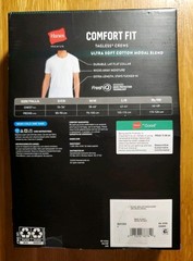 Hanes Premium Comfort Fit 3-pack Crews T-shirts Men’s Size S Small 34-36 White