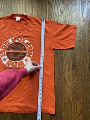 VTG 1980 Vulcan Run T Shirt Size XL Birmingham AL Marathon Single Stitch Orange