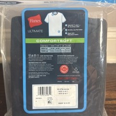 Hanes ComfortSoft Crewneck Tagless Men’s T-shirt Variety Pack Size Medium