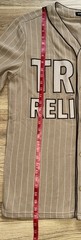 True Religion Baseball Jersey Shirt Men’s Size Medium M Travertine Tan NWT $79