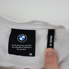 Kith BMW Motorsport Shirt Mens Medium White E30 M3 Racing Graphic Tee Collab