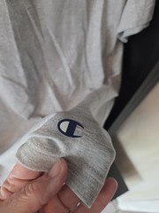 grey Champion classic jersey t-shirt Ladies Medium