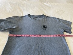 Fjallraven | Mens Large | 1960 Logo Crew Neck T-shirt Heather Gray Lightweight