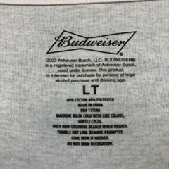 Budweiser Six Pack of the Genuine King of Beers Promo Tee LT