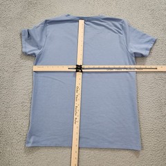 Sene T-Shirt Mens Medium Blue Short Sleeve Lightweight Supima Cotton Tee Preppy