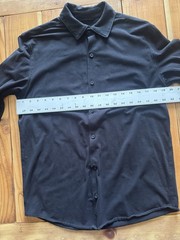True Classic Men’s, Knit Long Sleeve, Slightly Relaxed Fit Collard Shirt Stretch