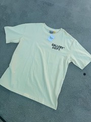 Gallery Dept. Souvenir Logo Print T-Shirt in Cream/Orange