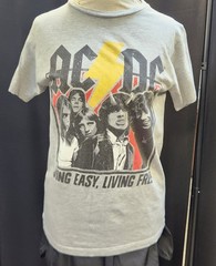 AC/DC “Living Easy, Living Free” Graphic Band T-Shirt – Size Small