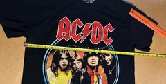 AC/DC Highway To Hell t-shirt Adult Medium Black Short Sleeve Double Sided 2024