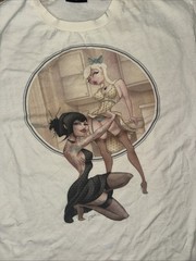 Lowbrow Art Company Burlesque Graphic T-Shirt Tab Large 20×26