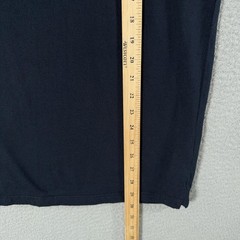 NEW Vince Shirt Mens Large Navy Cotton Garment Dye Crewneck Tee FLAWED