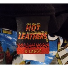 Hot Leathers Unisex Biker T-Shirt Work Sucks Lets Ride Graphic Motorcycle SZ XL
