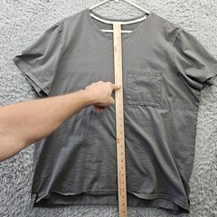 REI CO OP T Shirt Cotton Gray men XL Pocket Tee Lightweight Thin Comfy Hiking