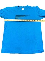 Supreme Chart T Shirt Men’s Large Cyan Short Sleeve RARE