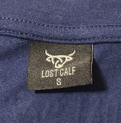Lost Calf Angus Shirt Unisex Sz Small Blue Natural Born Cowboy Western Gear Tee