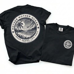 Mother Ocean Comfort Colors T-Shirt Beach Vibes Vintage Unisex Tee