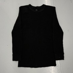 Vintage Y2k Fruit of the Look Black Long Sleeve Thermal