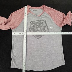 Levi’s & Strauss California Bear Gray Short Sleeve Tri-Blend T-Shirt Men’s M
