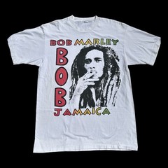 Vintage Bob Marley L Single Stitch Tee-Shirt 70s Graphic Rasta Reggae Jamaica