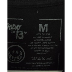 Friday the 13th Jason Voorhees Shirt Medium NWOT Horror Mask Graphic Tee Black