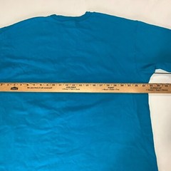 Vintage Hanes Bahamas Coral Island T-Shirt Glitter Fish Seashells Size XL Blue
