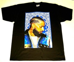 NIPSEY HUSSLE T-shirt Crenshaw Urban Hip Hop Rap HU$$LE Men’s Tee New