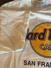 Vintage Hard Rock Cafe T Shirt Mens Large White San Francisco USA EUC