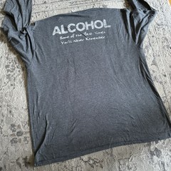 Brad Paisley Alcohol Tour Concert Long Sleeve Shirt Sz 2XL Gray
