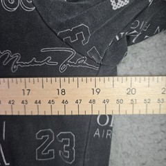 Jordan Mens Flight Club Tee S Gray All Over Print Jumpman Official Member 23
