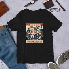 Jon Stewart & Stephen Colbert 2028 Truthiness for All t-shirt
