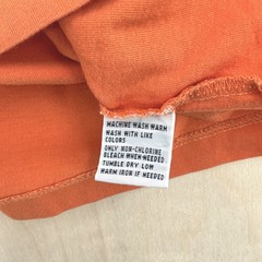 Mens Classic Short Sleeve T-Shirt Orange Embroidered Pony Logo Polo Ralph Lauren