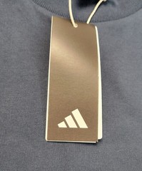 Adidas Basketball Tshirt XL Unisex Blue Aurora Ink Logo Tee High Neck