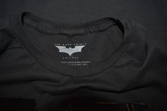 The Dark Knight Mens Batman Tonal Black Shirt New S-3XL