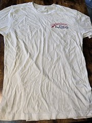 American Flat Tracker White Shirt No Tag A Few Stains Pictured Measurements Pics