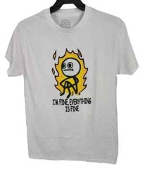 3XLARGE Men’s Graphic Tee I’m Fine, Everthing is Fine Funny Shirt