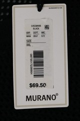 Murano Wanderin West Mesh Tank Top XXL Black Sleeveless Knit NWT