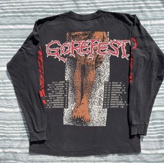Vintage 1992 Gorefest False Death Metal Band Tour Longsleeve Rare Size XL