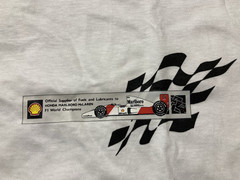 Vintage Honda Marlboro McLaren Shell Formula 1 Racing Team Tee T Shirt One Size